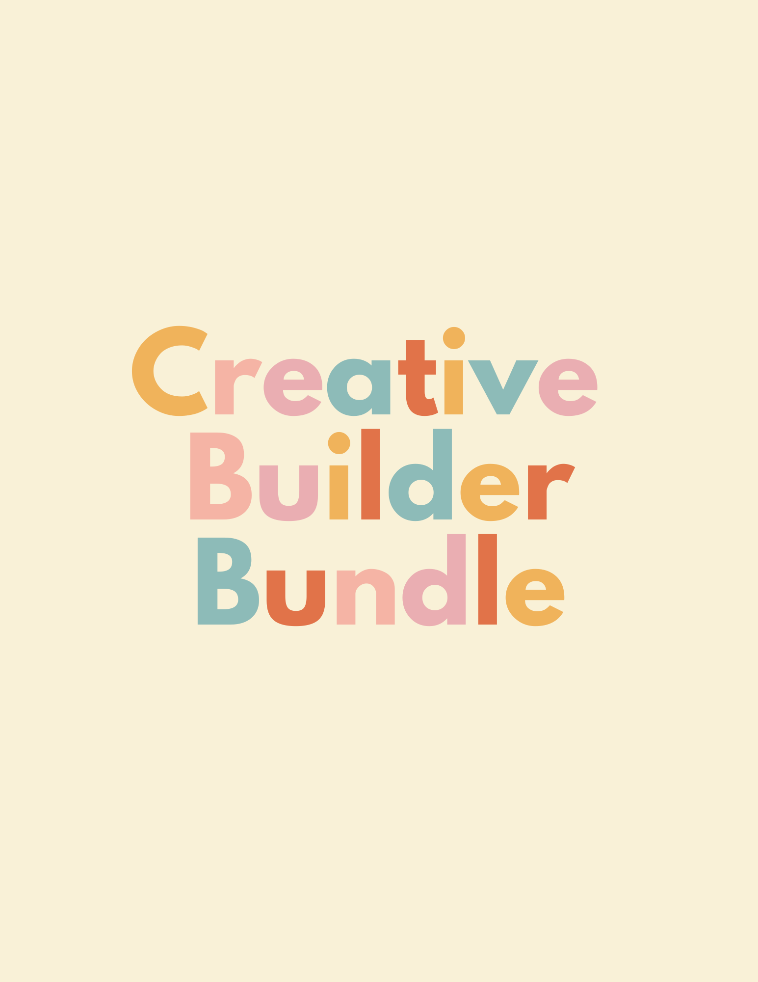 Creative Builder Bundle – Magnetische Rebo Shapes, Buchstaben und Zahlen für kreatives Bauen und Lernen

