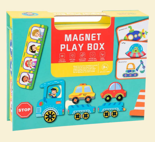 Magnetisches Fahrzeugpuzzle-Spielzeug