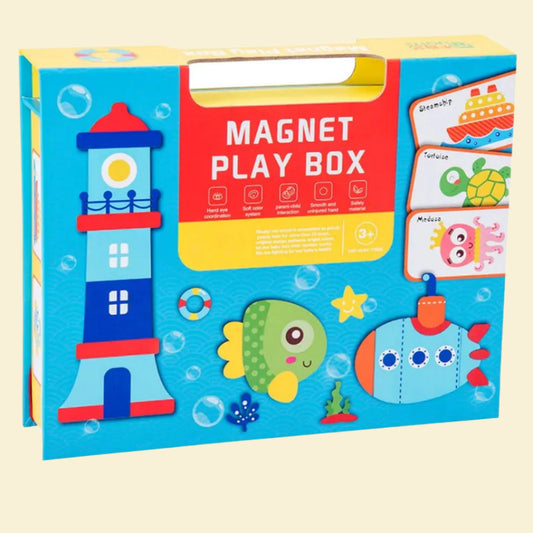 Magnetisches Meerestiere-Puzzle-Spielzeug