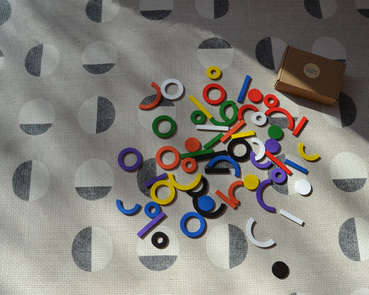 Rebo Shapes – Magnetische Formen für kreatives Spielen und Farbenlernen